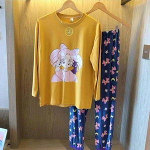 Cartoon Cute Sailor Moon Pajamas Set MM1734 - Pajamas Set