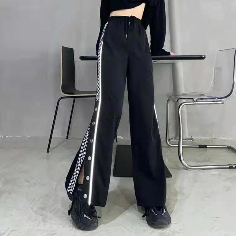 Casual Fashion Wide Leg Trousers - pants