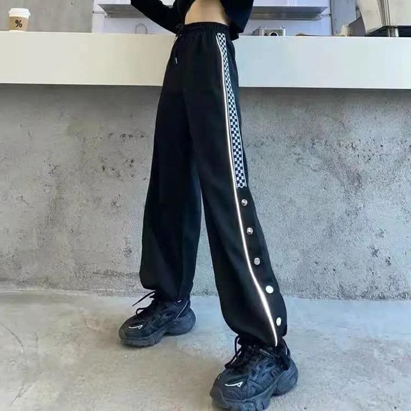 Casual Fashion Wide Leg Trousers - pants