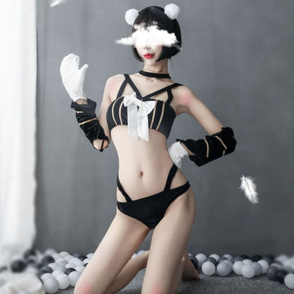 Cat Cosplay Lingeries Suit MK15652 - KawaiiMoriStore