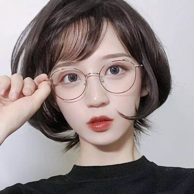 Cat Ear Eye Frame Retro Art Glasses MK15049 - KawaiiMoriStore