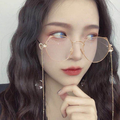 Cat Ear Eye Frame Retro Art Glasses MK15049 - KawaiiMoriStore