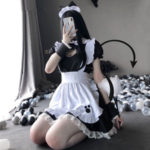 Cat Maid Uniform Set MK190 - KawaiiMoriStore