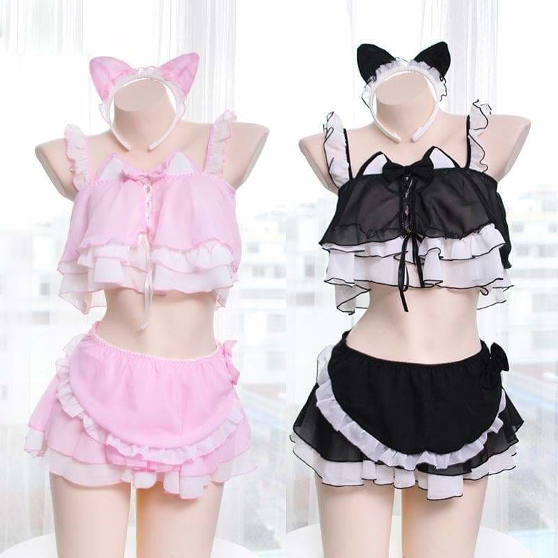 Cat Maiden Lingerie MK3296 - Lingerie