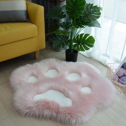 Cat Paw Fluffy Carpet Rug MK16189 - Rug