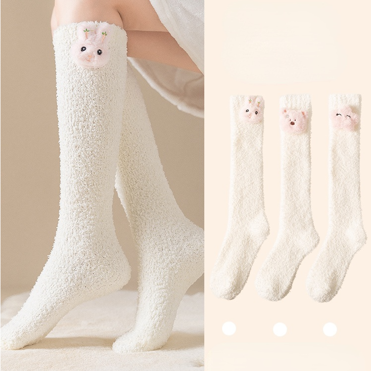Japanese Kawaii Animal Fleece Knee Socks MM2241