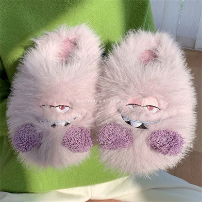 Chibi Fairydust Home Slippers ME52 - Blush elf Taro purple /