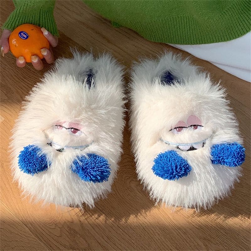 Chibi Fairydust Home Slippers ME52 - Blush elf White Blue /