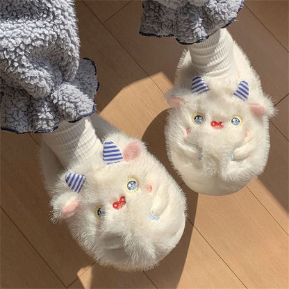 Chibi Fairydust Home Slippers ME52 - Elf monster Milky White