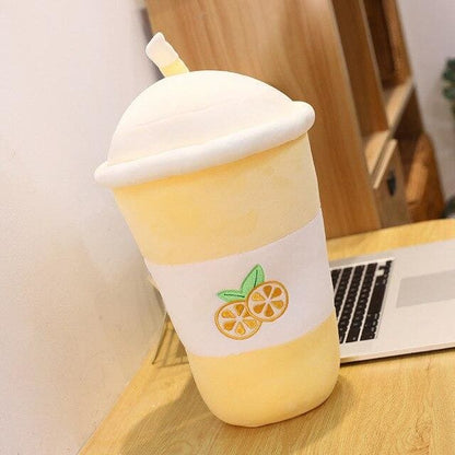 Chic Fruit Milk Bubble Tea Plush Toy Stuffed  Pillow MK15360 - KawaiiMoriStore