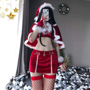 Christmas Bunny Girl Maid Suit MM0538 - KawaiiMoriStore
