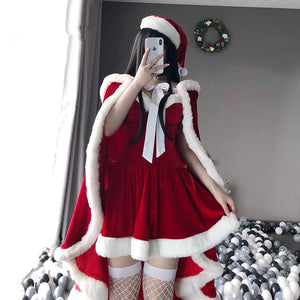 Christmas Cosplay Red Cloak MK0537 - KawaiiMoriStore
