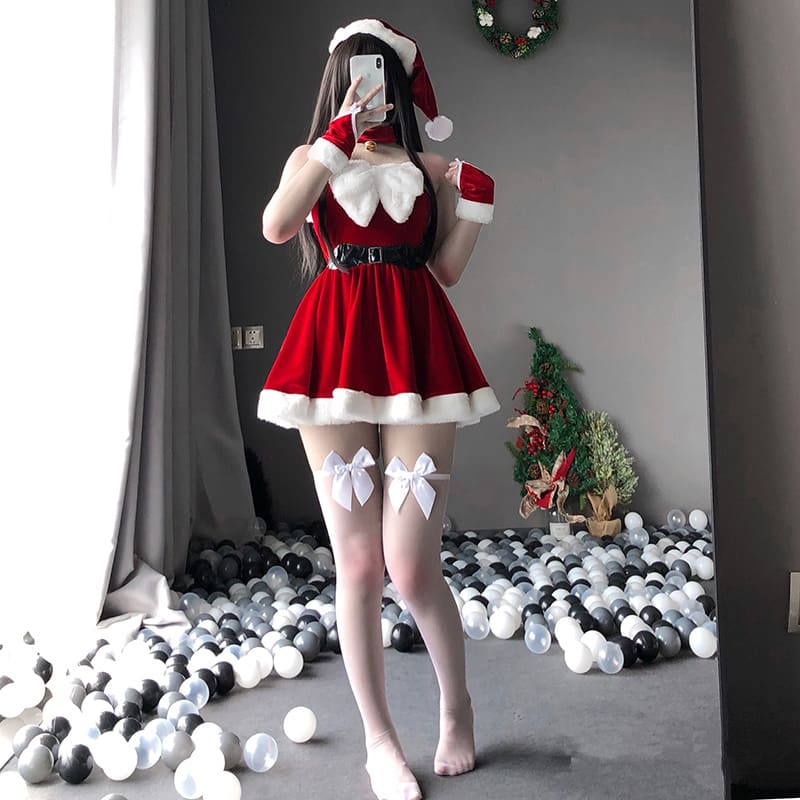 Christmas Maid's Uniform Suit MK066 - KawaiiMoriStore