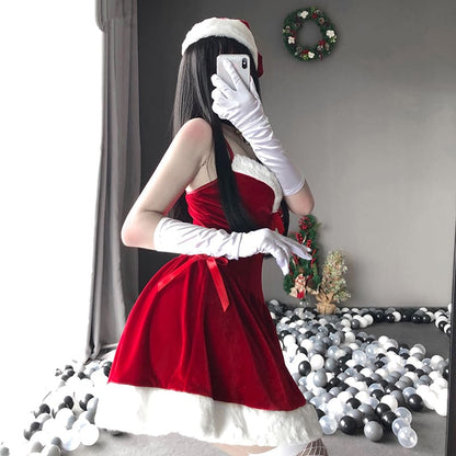 Christmas Plush Dress MK093 - KawaiiMoriStore