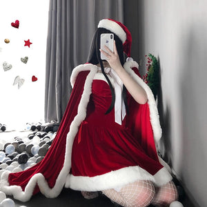 Christmas Plush Dress MK093 - KawaiiMoriStore