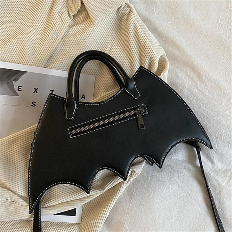 Cool Black Spider Web Bat Shoulder Hand Bag MK16090 - Bag