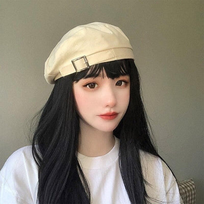 Cool Fashion Letter Black Beret Hat MK16284 - Beret