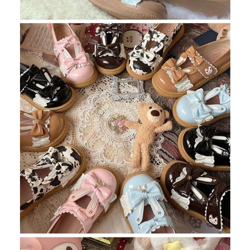 Cow Lolita Style Doll Shoes - Lovesickdoe - shoes