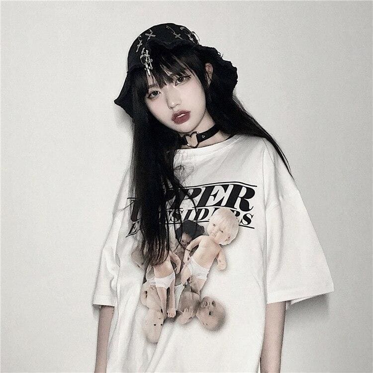 Crossed Safety Pin Bucket Hat MK339 - KawaiiMoriStore