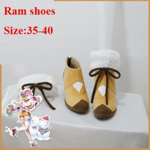 Custom Size Re:Life In a Different World From Zero Rem Ram Cosplay Costume MK0747 - KawaiiMoriStore