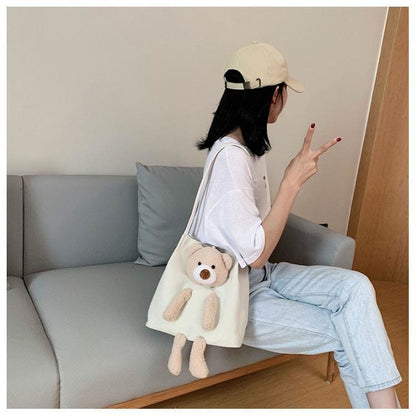 Cute Bear Shoulder Messenger Bag MK15562 - KawaiiMoriStore