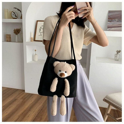 Cute Bear Shoulder Messenger Bag MK15562 - KawaiiMoriStore