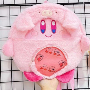 Cute Cartoon Star Kirby Stuffed Plush Bag MK16880 - 3
