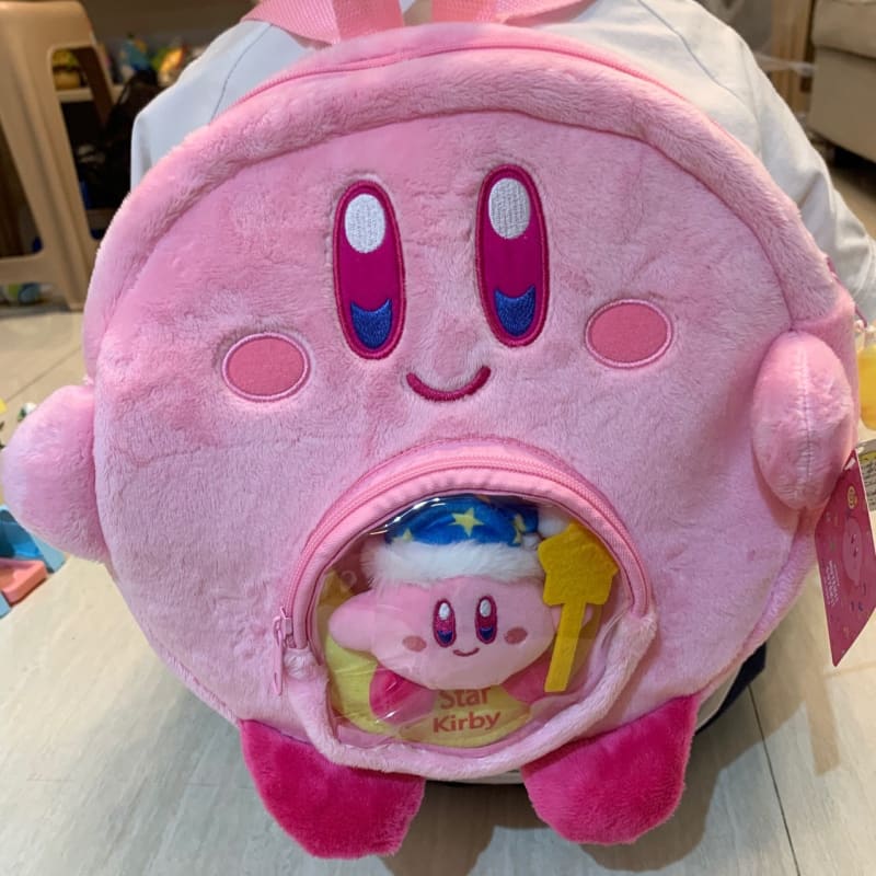 Cute Cartoon Star Kirby Stuffed Plush Bag MK16880