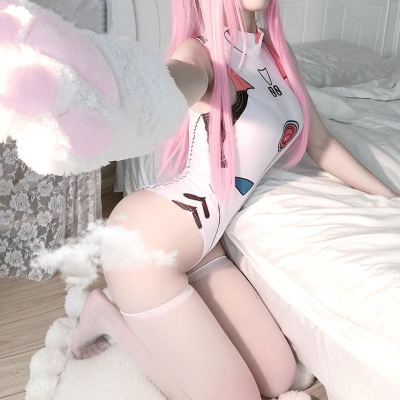 Cute cat Ears One-piece Suit MK15485 - KawaiiMoriStore