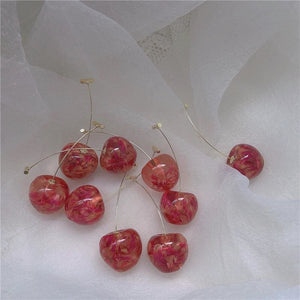 Cute Cherry Earrings MK15071 - KawaiiMoriStore