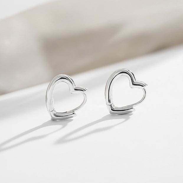 Cute Fashion Hearts Hoop Earrings MK285 - KawaiiMoriStore