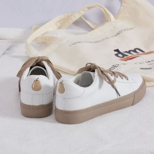 Cute Fruits Peach Grape Pear Sneakers MK0265 - KawaiiMoriStore