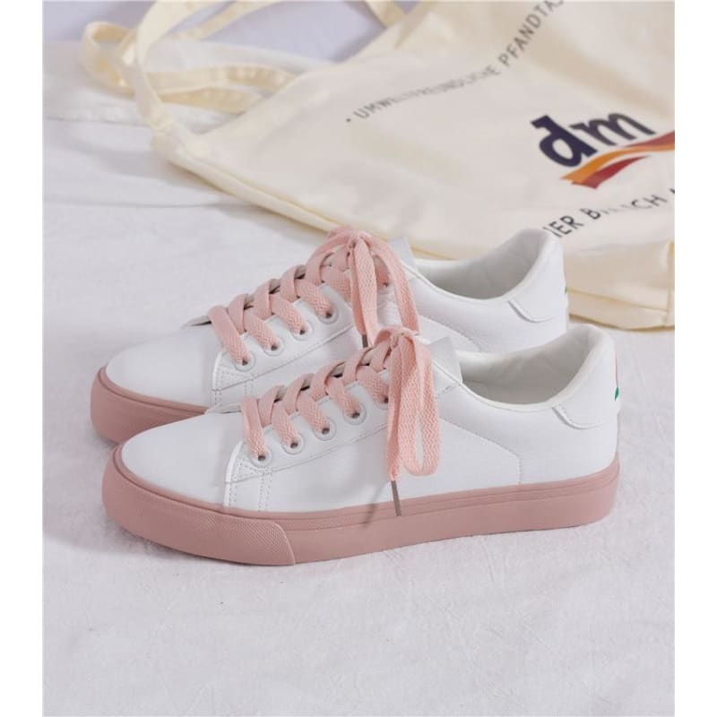 Cute Fruits Peach Grape Pear Sneakers MK0265 - KawaiiMoriStore