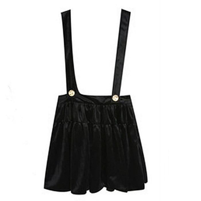 Cute Girl Bowknot Blouse And Suspender Skirt Set MK16027 - KawaiiMoriStore
