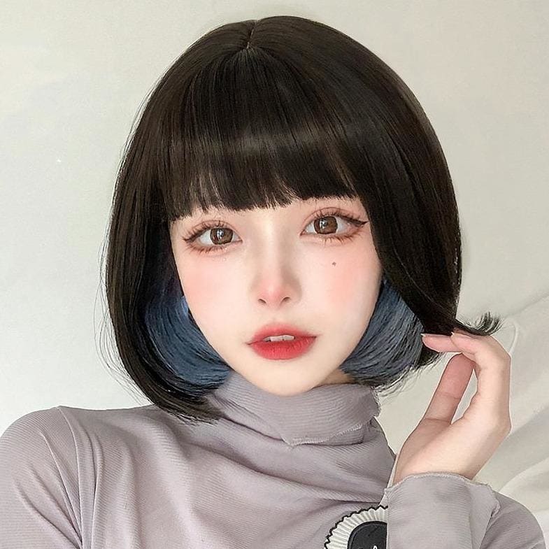 Cute Hang-ear Highlights Bobo Wig MK15594 - KawaiiMoriStore