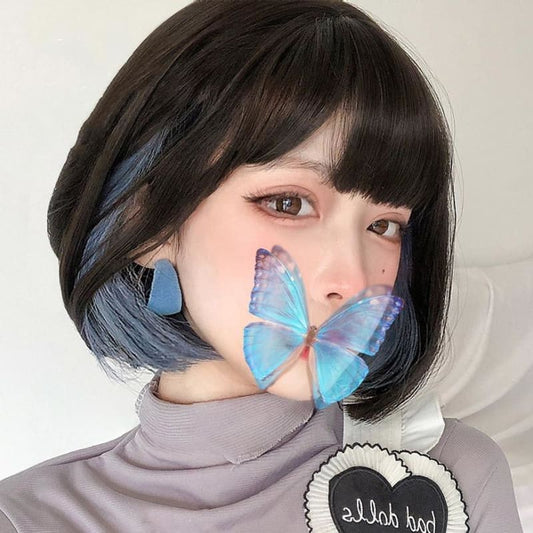 Cute Hang-ear Highlights Bobo Wig MK15594 - KawaiiMoriStore