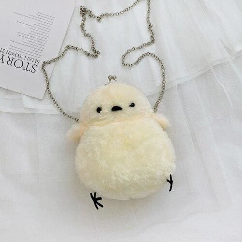 Cute Little Chicken Plush Chain shoulder Bag MK15140 - KawaiiMoriStore