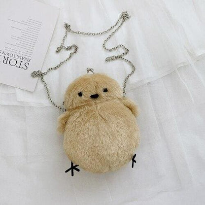 Cute Little Chicken Plush Chain shoulder Bag MK15140 - KawaiiMoriStore