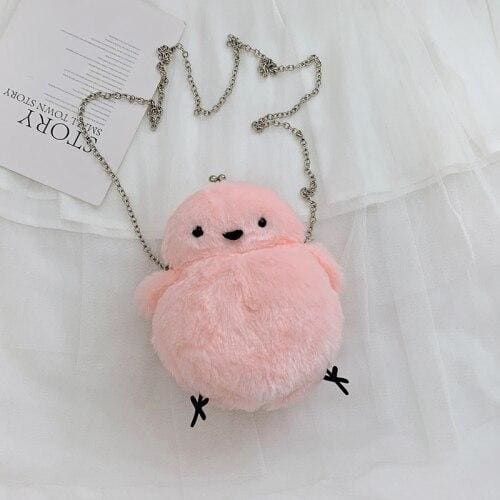 Cute Little Chicken Plush Chain shoulder Bag MK15140 - KawaiiMoriStore