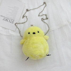 Cute Little Chicken Plush Chain shoulder Bag MK15140 - KawaiiMoriStore