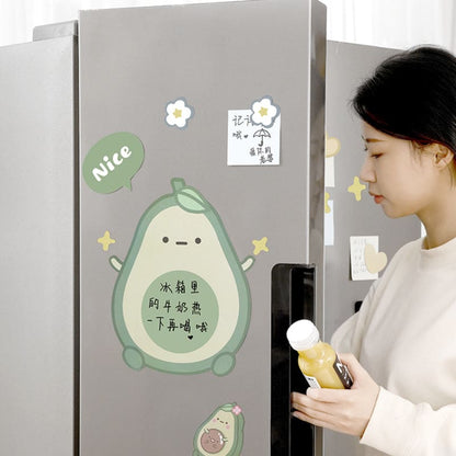 Cute Magnetic Fridge Avocado Notes Board ON665 - board+