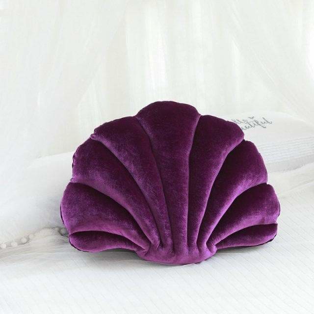 Cute Mermaid Room Velvet Shell Pillow MK16188 - Furnishings