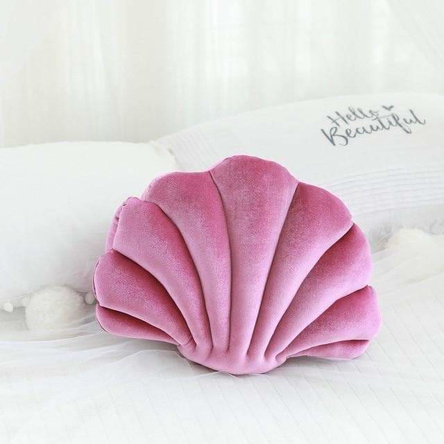 Cute Mermaid Room Velvet Shell Pillow MK16188 - Furnishings