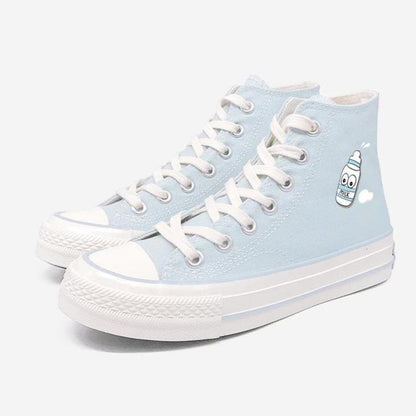 Cute Milk Cookie Canvas Shoes MK15070 - KawaiiMoriStore