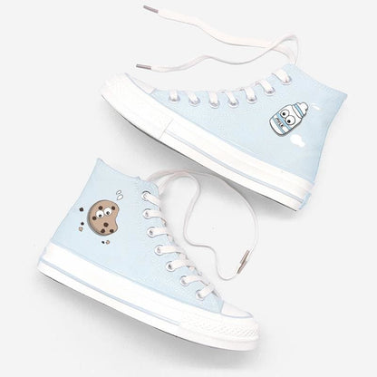 Cute Milk Cookie Canvas Shoes MK15070 - KawaiiMoriStore