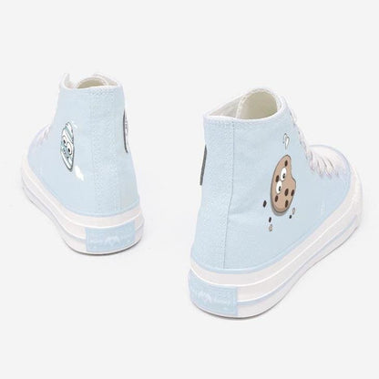 Cute Milk Cookie Canvas Shoes MK15070 - KawaiiMoriStore