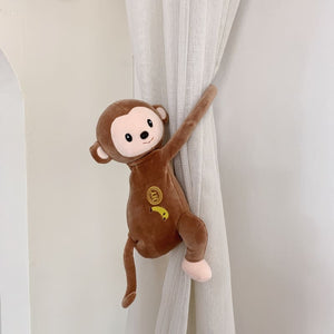 Cute Monkey Cartoon Plush Crossbody Bag MK15609 - KawaiiMoriStore