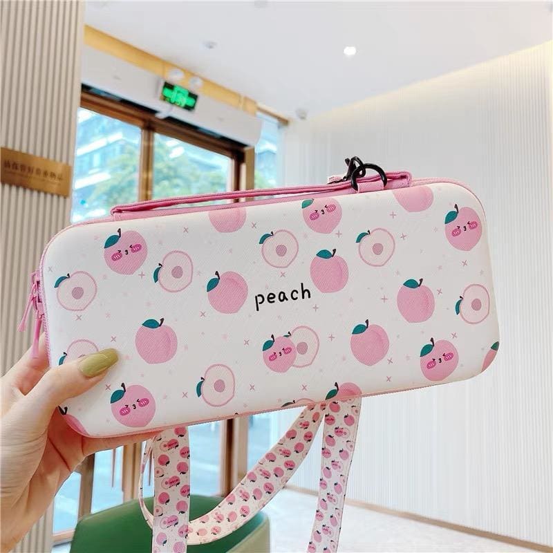 Cute Pastel Pink Peach Switch Protector Bag MM1265 - KawaiiMoriStore