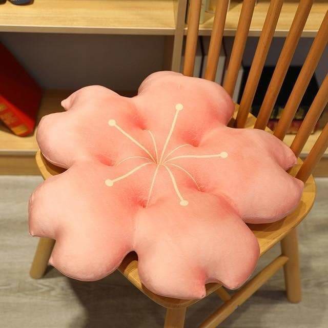 Cute Pastel Pink Sakura Cherry Blossom Pillow MM1743 - 