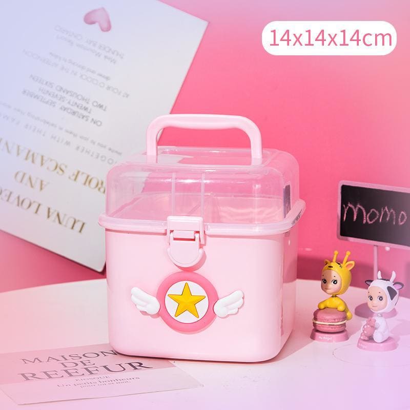 Cute Pink Storage Boxs MK14882 - KawaiiMoriStore